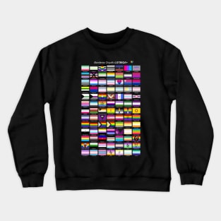 All pride flags in Spanish LGTBIQIA+ Crewneck Sweatshirt